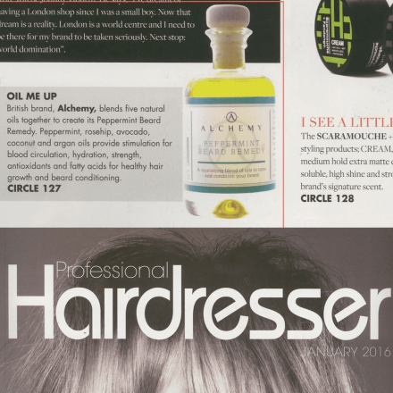 Professional Hairdesser Magazine January 2016