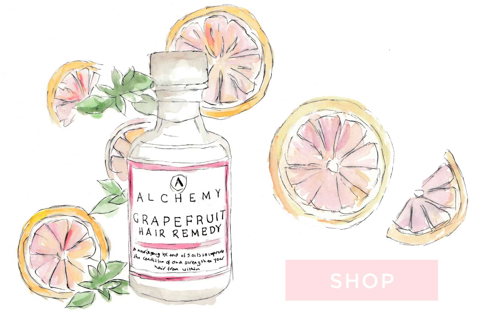 Alchemy Oils Grapefruit Hair Remedy