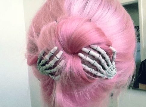 Halloween Skeleton Hair